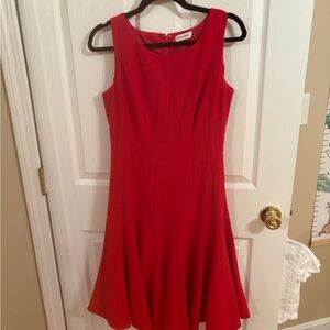 Calvin Klein Vibrant Red Mini Dress